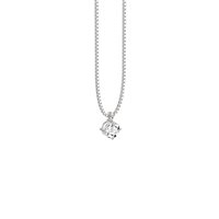 Collana Baroni Gioielli Donna in Oro bianco Diamante 0.01 Ct 4828C1 - 4828C1